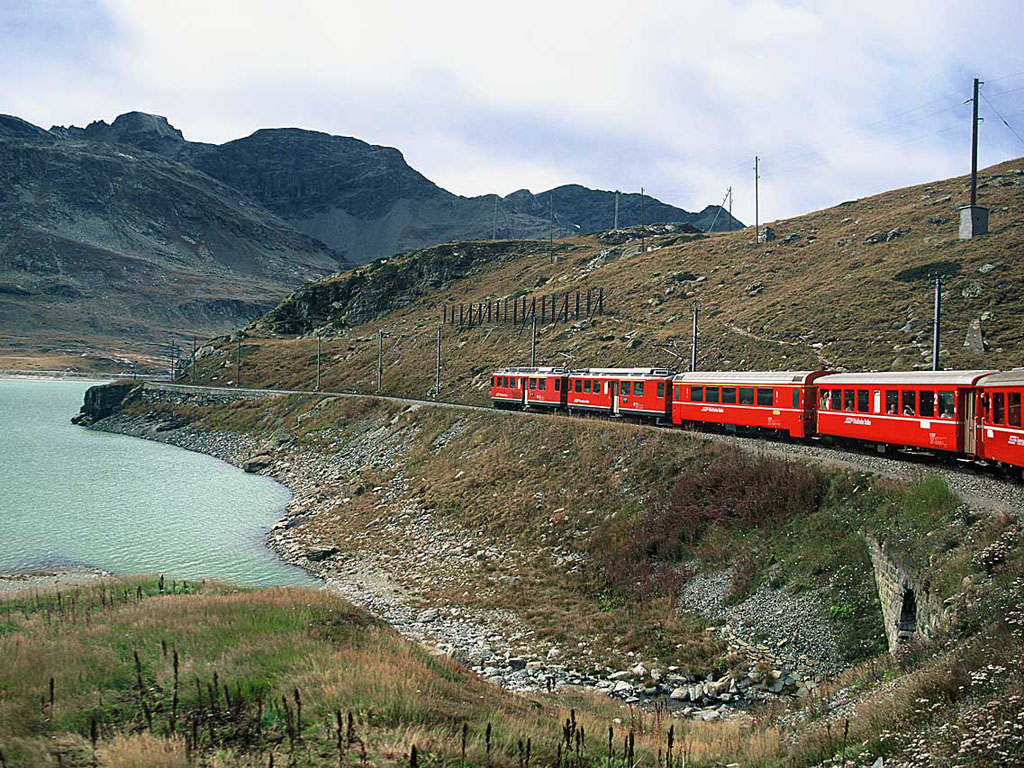 Lago Bianco, Bernina Express